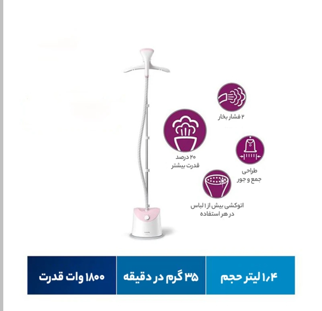 اتو بخارگر فیلیپس مدل GC484 - Image 6